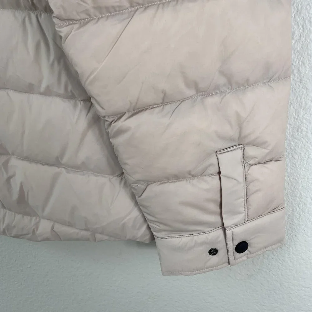 Obermeyer Explorer Down Shirt Jacket Mens XL Cement‎ Beige Off Grid Puffer NWT